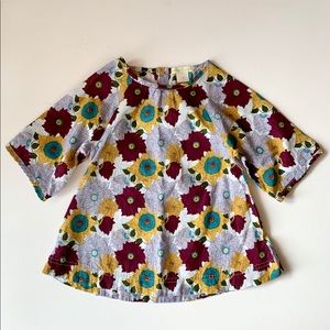 Violet + Moss Floral Top